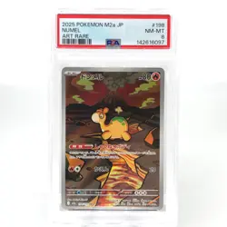 PSA 8 Pokemon Card Numel 198/193 AR M2a Japanese Karte [8] - Image 1