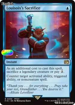 Louisoix's Sacrifice EN [FIN - 59] - NM [Foil] TCG MTG - Image 1