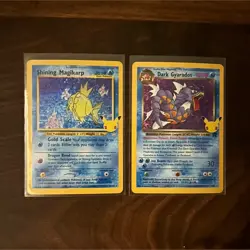 Pokemon 2021 Celebrations Holo Lot Shining Magikarp & Dark Gyarados - Image 1