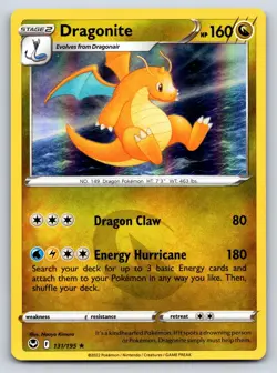 Dragonite 131/195 Holo Rare Silver Tempest Pokemon Near Mint - Image 1
