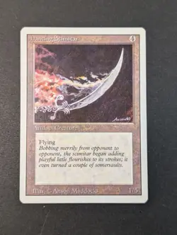 MTG -1x Dancing Scimitar - Revised (3rd) Edition - NM/LP Vintage Rare - Magic - Image 5