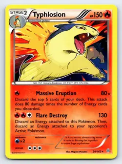 Typhlosion 20/162 Holo Rare BREAKthrough Pokemon Near Mint - Image 1