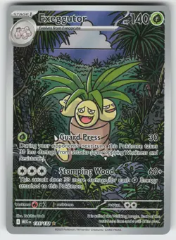 Exeggutor Illustration Rare ME01: Mega Evolution 135/132 Pokemon - Image 1