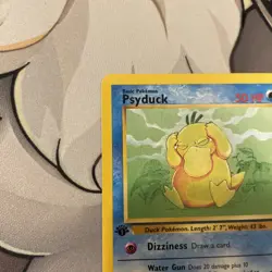 Psyduck - 1st Edition - 65/82 Team Rocket - WOTC Pokemon TCG 2000 - NM - Image 4