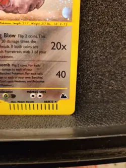 Pokemon TCG Forretress H08/H32 Holo Skyridge Rare NEAR MINT - Image 4