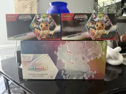 Pokemon Prismatic Evolutions SPC + 2x Surprise Box Bundle - Factory Sealed - Image 1