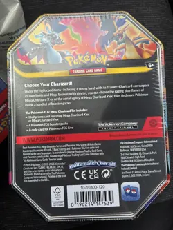 Pokemon TCG: Mega Charizard X ex Tin - Phantasmal Flames ✅ Sealed & Fast Ship - Image 2