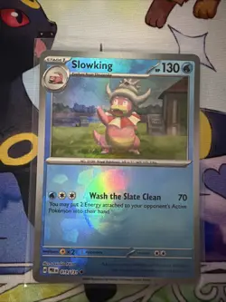 Pokemon Slowking Prismatic Evolutions #019/131 Uncommon Poke Ball Holo Near Mint - Image 1