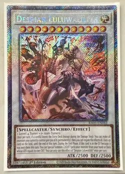 Yugioh! 1x Despian Luluwalilith RA05-EN042 Platinum Secret Rare 1st Ed NM - Image 1