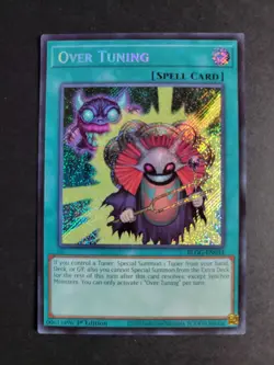 Over Tuning BLGG-EN034 Secret Rare Yugioh Glorious Gallery - Image 1