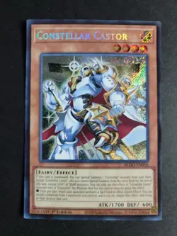 Constellar Castor BLGG-EN016 Secret Rare Yugioh Glorious Gallery - Image 1