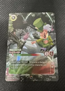 Disney Lorcana enchanted Mad Hatter - Unruly Eccentric 213/204 Archazia's Island - Image 1