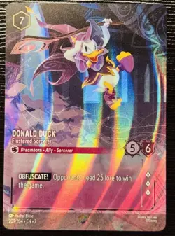 ENCHANTED - Donald Duck - Flustered Sorcerer [209/204] Disney Lorcana Archazia’s - Image 1