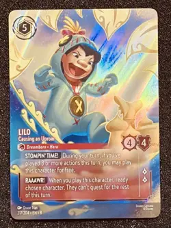 NEVER PLAYED Disney Lorcana Lilo Causing an Uproar217/204 Enchanted Reign Jafar - Image 1
