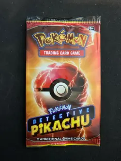 Detective Pikachu Booster Promo Pack Sealed Mint Card SM190 Movie Holo - Image 1