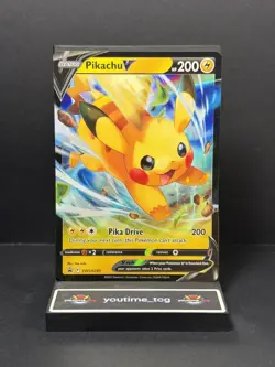 Pokemon Sword & Shield Promo Cards Pikachu V #SWSH285 - Image 1