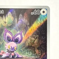 Pokemon Noibat 169/159 Sv09: Journey Together Illustration Rare Holo Card NM - Image 3