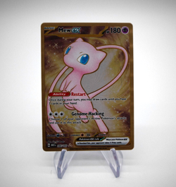 Mew ex - 151 Metal Card 205/165 Sv: Scarlet & Violet 151 UPC Promo LP - Image 1