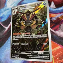Kingambit 220/198 Scarlet & Violet Full Art Ultra Rare Holo Pokemon Card NM - Image 2