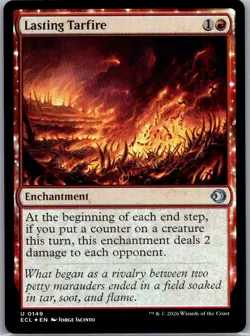 Lasting Tarfire (U) Foil #149 Lorwyn Eclipsed MTG NM - Image 1