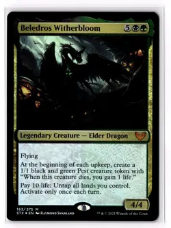 Beledros Witherbloom 163 Strixhaven: School of Mages Foil LP - Image 1