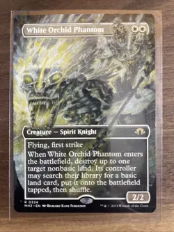 White Orchid Phantom (Borderless) - MTG Modern Horizons 3 NM - Image 1