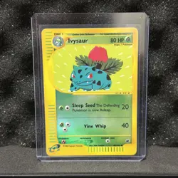 Ivysaur 82/165 - 2002 Expedition Base Set Reverse Holo Pokemon Card - LP - Image 1