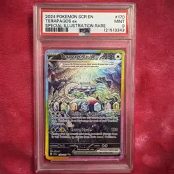 Terapagos ex - Mint PSA 9 - 2024 Pokemon - Stellar Crown - SIR - Holo [170/142] - Image 1