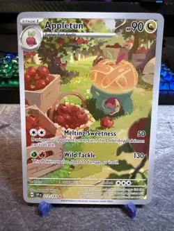 Pokemon TCG Appletun 211/191 Illustration Rare Surging Sparks NM - Image 1