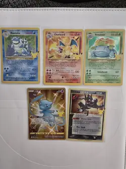 Pokemon 25th Anniversary Charizard Venusaur Blastoise Greninja Mew - Image 1