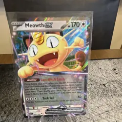 Meowth ex 062/088 Pokemon GO Ultra Rare Full Art Holo English Standard - Image 1