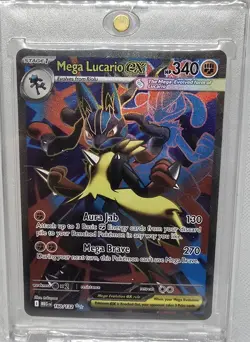 Pokemon TCG - Mega Lucario ex 160/132 Me01: Mega Evolution Holo Ultra Rare - Image 1