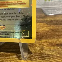 Pokemon Pichu Reverse Holo Blackstar Promo - Image 2