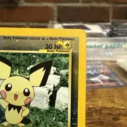 Pokemon Pichu Reverse Holo Blackstar Promo - Image 3