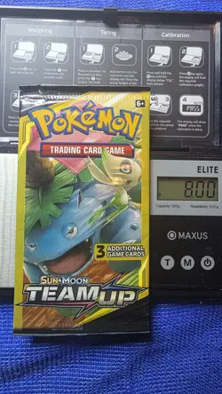🔥💎 HEAVY Pokemon Team Up Booster Pack 8g ⚡ POSSIBLE HOLO 🔥 SEALED 💎🔥 - Image 1