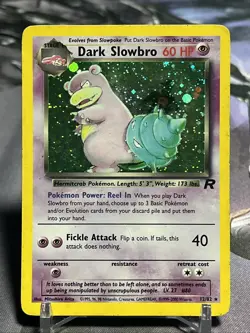 Dark Slowbro 12/82 Holo Rare - Team Rocket - Pokemon TCG - Image 1