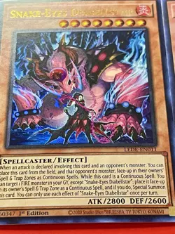 Snake-Eyes Diabellstar + Flamberge + Ash + Oak + Birch + Poplar | YuGiOh! - Image 4