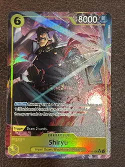 Shiryu Alternate Art SR OP16-108 One Piece TCG The Time Of Battle English Yellow - Image 2