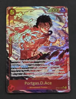 Portgas.D.Ace SEC Alt Art (OP16-118) | OP16 - The Time of Battle | ENGLISH - Image 1