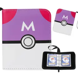 TCG Albums Holder Mini Binder Album Pokemon 1-pockets 80 Trading TCG Card Case - Image 3