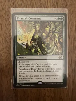MTG Titania's Command 194 The Brothers' War - Image 1
