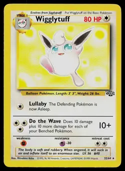 Pokemon Card - Wigglytuff Jungle 32/64 Rare - Image 1