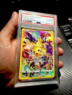 PSA 10 Pikachu Secret Rare Full Art Holo 160/159 Crown Zenith English 2023 - Image 1