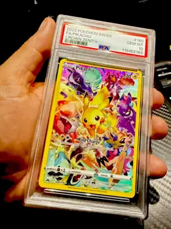 PSA 10 Pikachu Secret Rare Full Art Holo 160/159 Crown Zenith English 2023 - Image 4