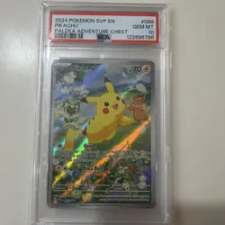Pokemon 2024 SVP en Pikachu Paldea Adventure Chest #088 PSA 10 - Image 1