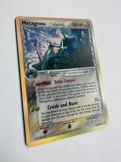 Pokemon TCG Metagross EX Delta Species 11/113 Rare Holo NM VERY NICE - Image 2