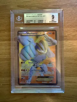 Machamp EX #90 Pokemon Ancient Origins Beckett 9 LOW POP - Image 1