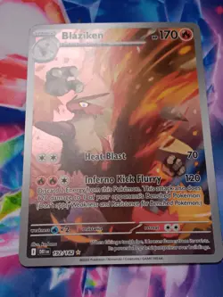 Pokemon TCG Blaziken 192/182 Sv10: Destined Rivals Illustration Rare Holo - Image 1