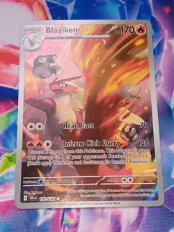 Pokemon TCG Blaziken 192/182 Sv10: Destined Rivals Illustration Rare Holo - Image 2
