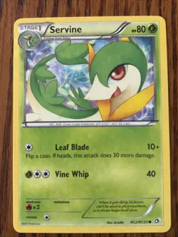 Servine RC2/RC25 Legendary Treasures Radiant Collection 2013 Pokemon Card VLP/NM - Image 1